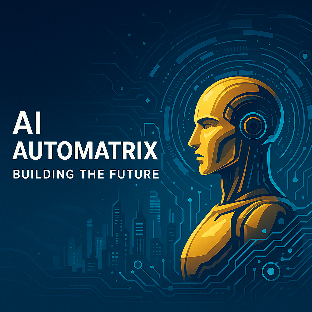 AI Automatrix futuristic header